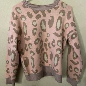 Cheetah sweater